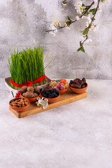 Traditional Azerbaijan spring holiday Novruz concept