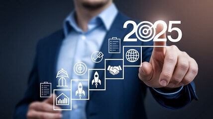 Business Growth Strategy 2025 – Steps Toward Success, Investment, and Goal Achievement, business goals 2025, business growth, success planning

