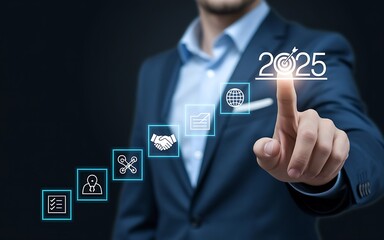 Business Growth Strategy 2025 &ndash; Steps Toward Success, Investment, and Goal Achievement, business goals 2025, business growth, success planning

