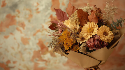 Artistic Fall Bouquet Arrangement