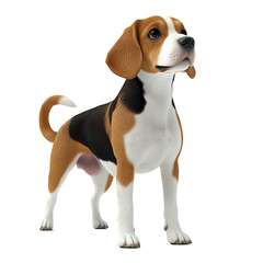 beagle 3D render