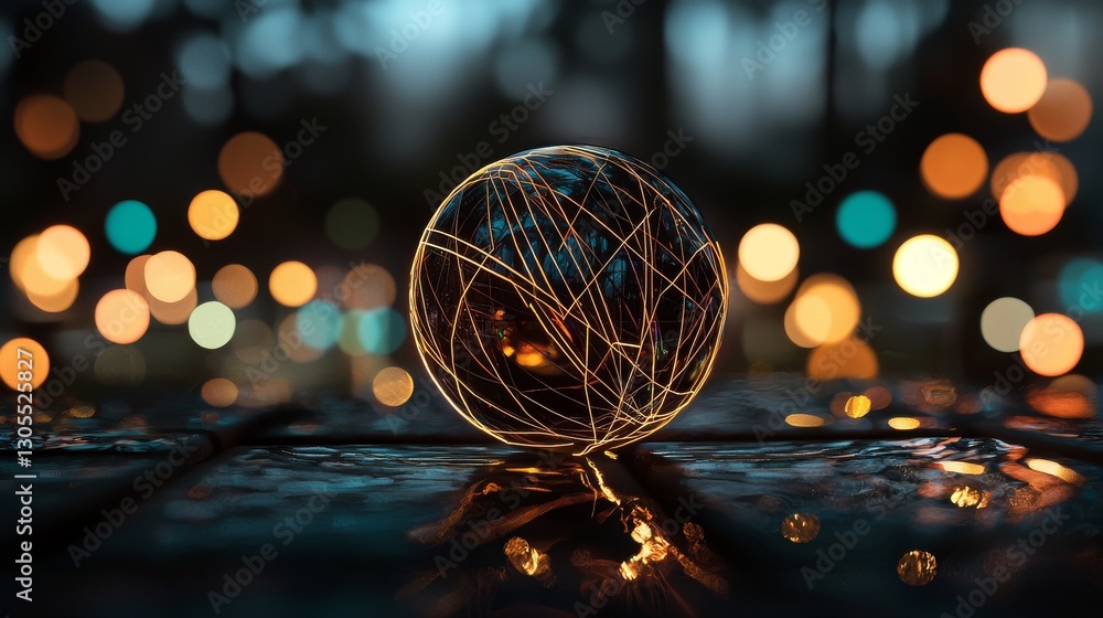 Poster quantum computer integrated with neural networks and machine learning, set against a sci-fi backgrou
