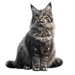 Fototapeta premium maine coon cat 3D render