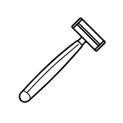razor isolated on white