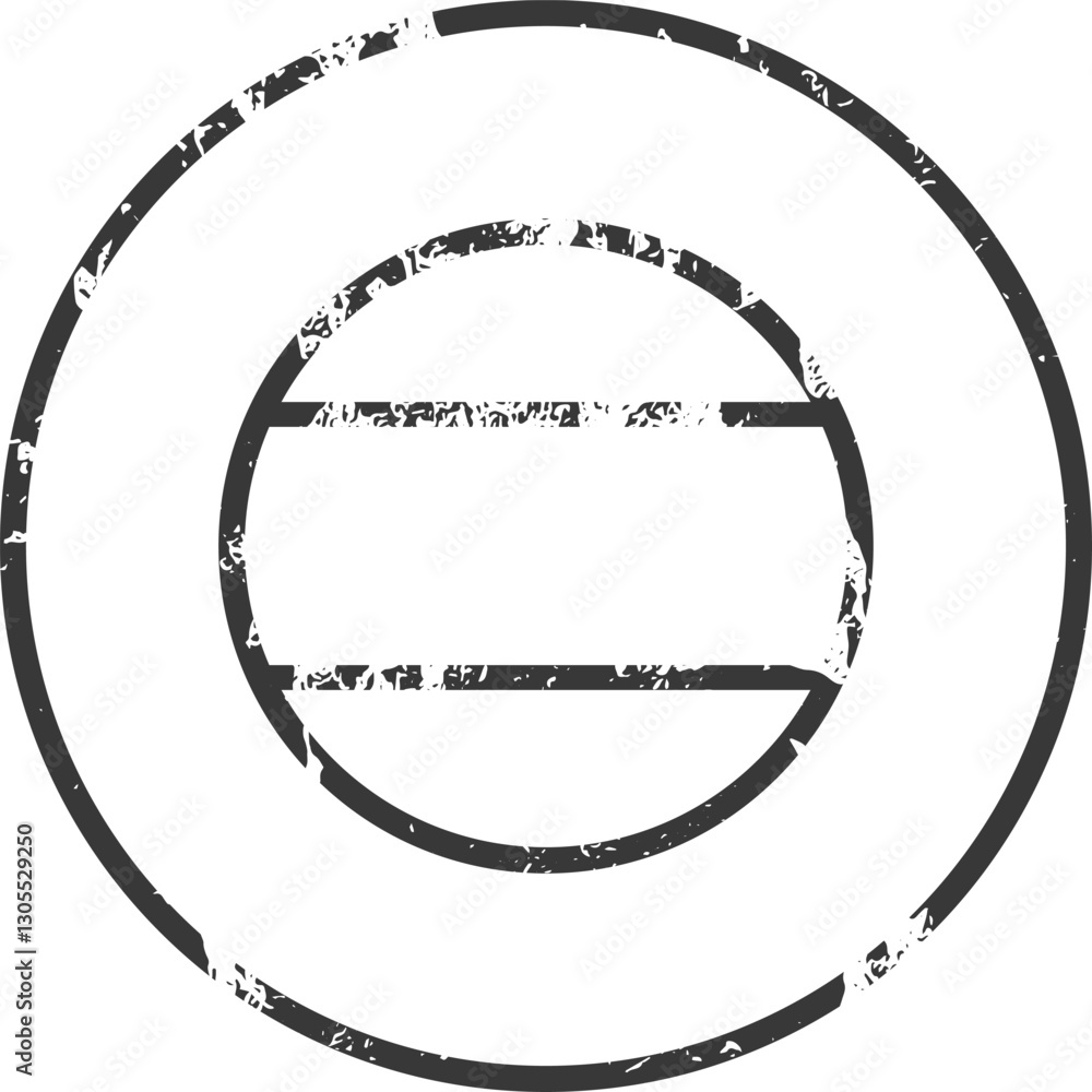 Poster grunge vector semicircular and rectangular shapes combine to create a distressed empty frame postal 