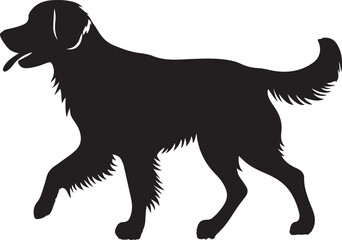 Dog Silhouette Vector Art & Illustration