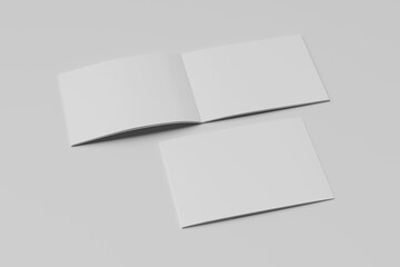 A4 Landscape Magazine Mockup