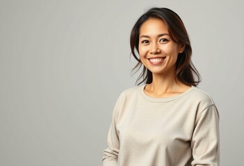 Obraz premium Portrait of a warm-hearted female community volunteer