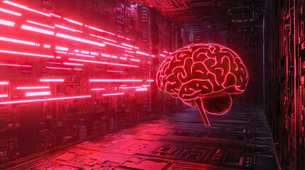 brain technology circuits artificial intelligence AI A.I. futuristic quantum computing