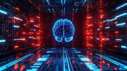 brain technology circuits artificial intelligence AI A.I. futuristic quantum computing