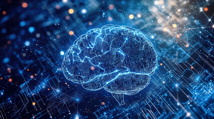 brain technology circuits artificial intelligence AI A.I. futuristic quantum computing