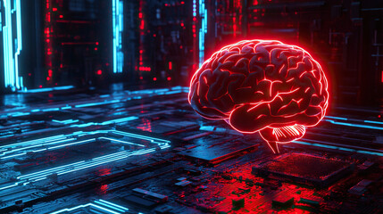 brain technology circuits artificial intelligence AI A.I. futuristic quantum computing