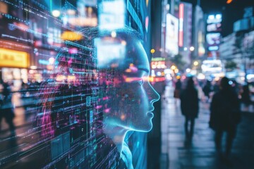 Picture identification technology driven by AI. demonstrating how sophisticated artificial intelligence algorithms are used to manipulate visual input