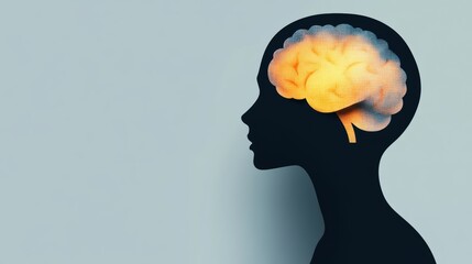 the minds power is like a strong engine driving you towards success, portrayed by a brain silhouette