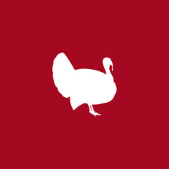 Turkey icon logo flat vector design