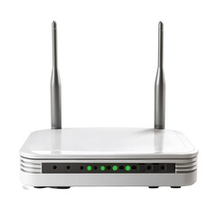 wireless router isolated on white