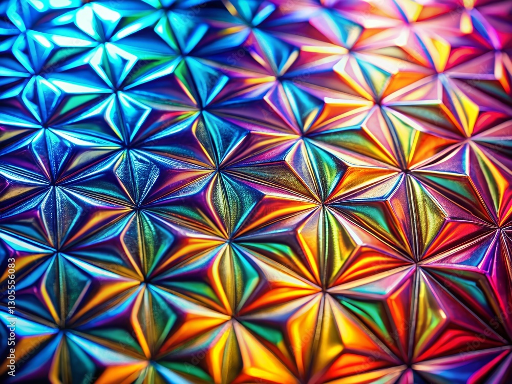 Poster macro abstract tech texture: sleek geometric patterns, high-detail surface