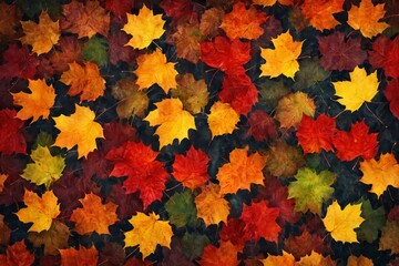 Fototapeta premium autumn leaves background