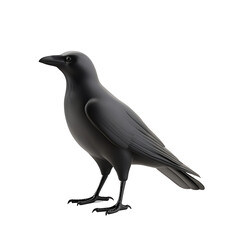 Fototapeta premium dark raven 3D render