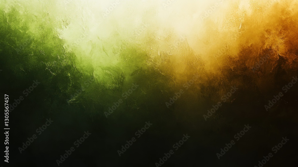 Poster A blended abstract gradient of different colors on a surface