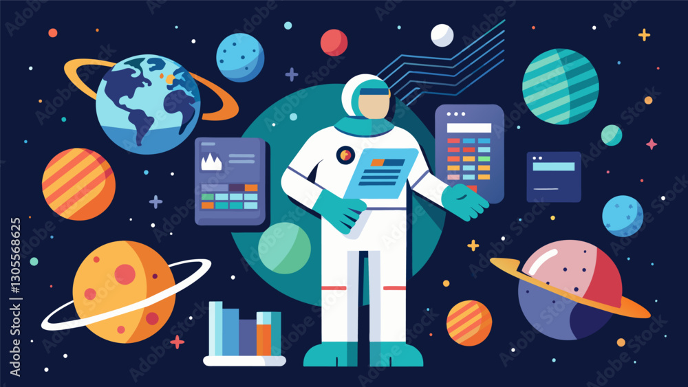 Poster the vast amount of data collected from the international space station is being carefully analyzed u