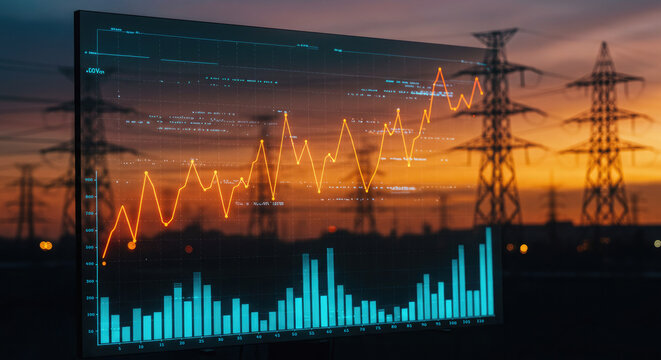 Smart energy grid utilization with cutting-edge display.
