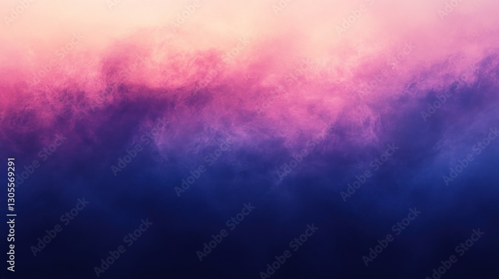 Poster abstract gradient of colors simulating smoke and clouds beautifully blends together
