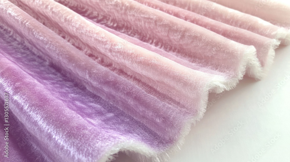 Poster Close up of a soft gradient fabric background of colors