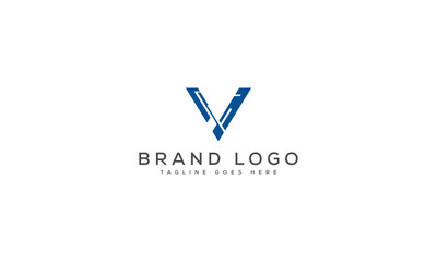 letter V logo design vector template design for brand.