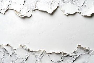 Obraz premium White Painted Surface with Peeling Texture and Abstract Appearance