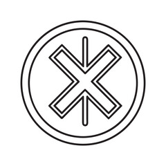 Fototapeta premium vector illustration of a celtic knot metallic glossy icon