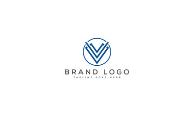 letter V logo design vector template design for brand.