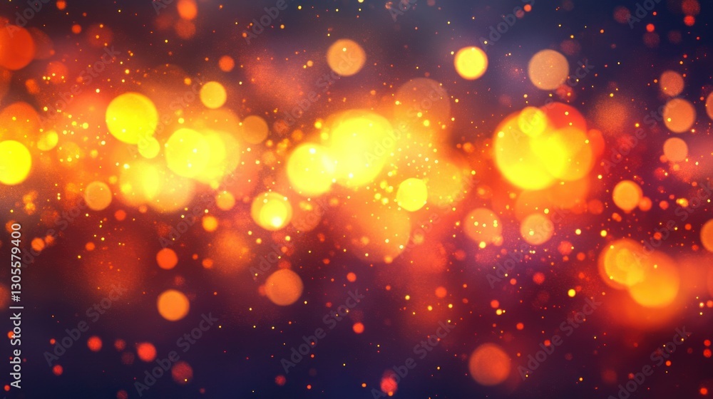 Aufkleber Abstract background depicting a blurred and glowing array of lights