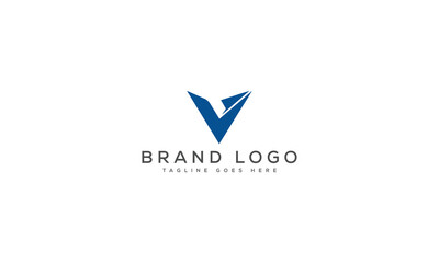 letter V logo design vector template design for brand.