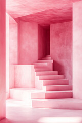 Pastel Pink Geometric Podium