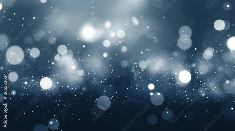 Poster A Beautiful Background Featuring Shiny Sparkles And Floating Particles
