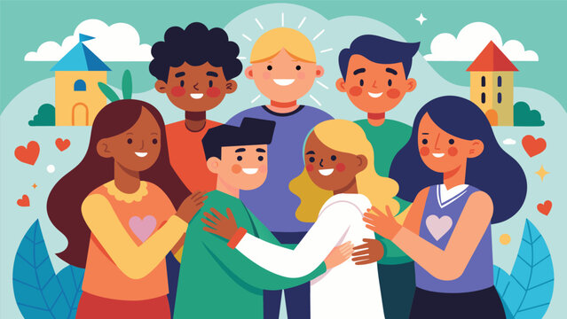 The workshop aimed to create a sense of unity and belonging ast students by celebrating their differences and appreciating cultural diversity.. Vector illustration