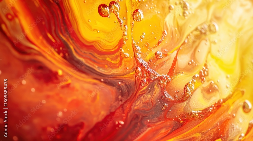 Poster the swirling blend of colors creates an interesting visual effect