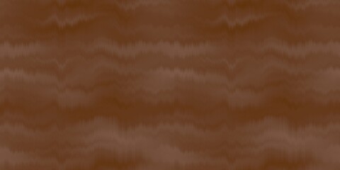 Soft brown space dyed washed border seamless pattern. Mocha tan effect washed wavy degraded design for banners, fashion ribbon trim and edge designs. Mottled textured and calm.
