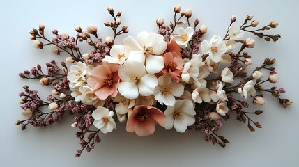 Elegant Artistic Boutonniere Showcasing Unique Heather Blooms for Weddings