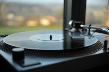 Platine vinyle, tourne disque
