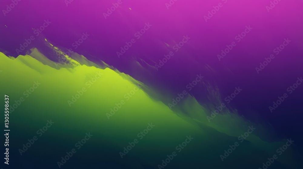 Poster abstract composition of vibrant colors gradients and textures are present