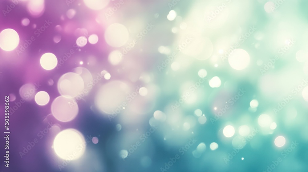 Poster Soft Bokeh Light and Color Gradient Forms a Beautiful Texture