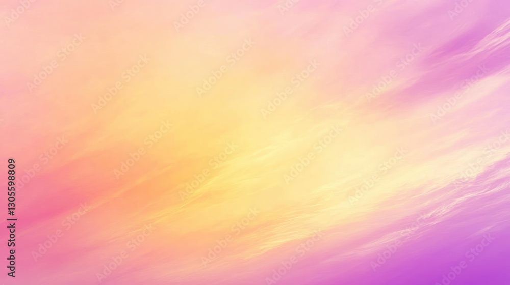 Poster Bright and Beautiful Sky Colors Displaying Abstract Gradient Texture