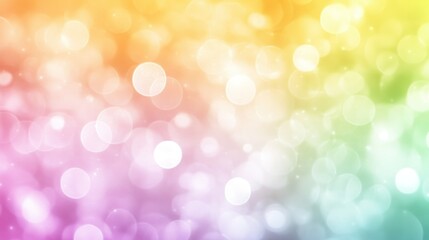 Obraz premium Blurred multicolored bokeh lights floating on a gradient background