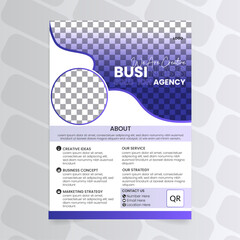 marketing business vector flyer design layout