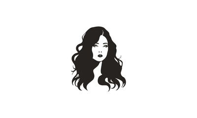 Beautiful Girl With Long Messy hair