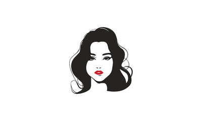 Girl With Red Lipstick