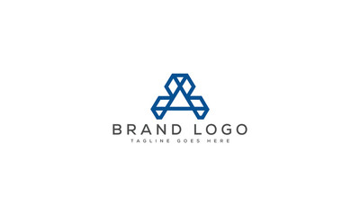 letter A logo design vector template design for brand.