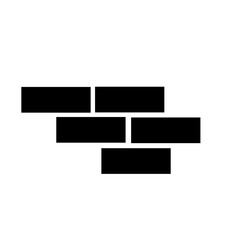 Wall Icon in trendy flat style
